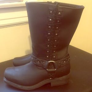 Black Harley Davidson Boots